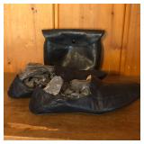 Mens Artioli Italian Leather Travel Slippers
