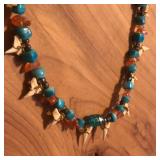 Shark Tooth Teeth & Sea Shell Necklace