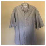 Mens ENRO Non Iron Cotton Short Sleeve Shirt