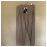 Womens TERRY LEWIS Leather Pants