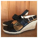 Womens Antonio Melani Open Toe Wedge Heel Sandals