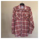 Ranch Wear Light Flannel Button Western Shirt