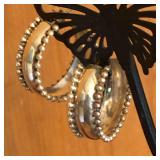 Sterling Silver Hoop Earrings