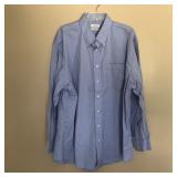 Mens ENRO Non Iron Cotton Long Sleeve Button Shirt