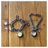 (2) Mixed Ladies Bracelet Watch Lot