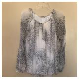 Womens VIOLA BORGHI Long Sleeve Blouse Top