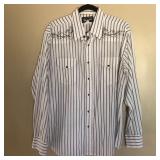 Men's Wrangler Long Sleeve Button Western Shirt