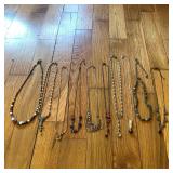 Mixed Lot of 10 Costume Jewelry Necklace
