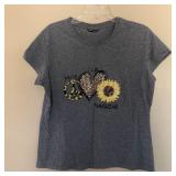 Womens SHEIN Peace & Love T-Shirt