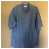 Mens ENRO Non Iron Twill Short Sleeve Button Shirt