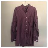 Mens OVERTON Cotton Long Sleeve Button Shirt