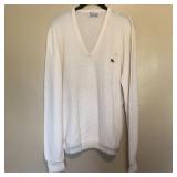 Men's Vintage Izod Lacoste V Neck Sweater