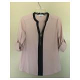 Womens CALVIN KLEIN 3/4 Sleeve Blouse Top