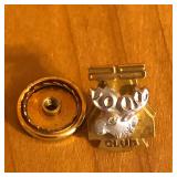 10K White & Yellow Gold Elks Club Service Pin