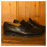 Mens Moreschi Italian Leather Slip On Shoes