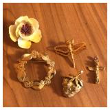 Mixed Brooch Pin Lot