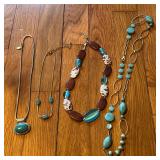 Mixed Lot of 4 Costume Jewelry Necklace