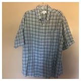 Mens ENRO Non Iron Poplin Short Sleeve Shirt