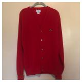 Men's Vintage Izod Lacoste Button Cardigan Sweater