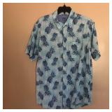 Mens IZOD Saltwater Short Sleeve Button Shirt