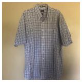 Mens ENRO Non Iron Cotton Short Sleeve Shirt