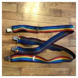 Vintage Rainbow Suspenders