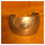 Silver Tone Cuff Bracelet