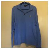 Men's Polo Ralph Lauren Zip Long Sleeve Polo Shirt