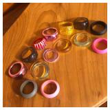 Mixed Lot of Plastic & Rubber Rings