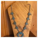 Vintage 1960s / 70s Squash Blossom Necklace