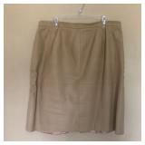 Womens TERRY LEWIS Leather Skirt