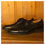 Mens Flag Ltd Black Leather Lace Up Oxford Shoes