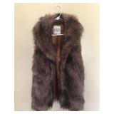 Womens BB DAKOTA Faux Fur Winter Vest