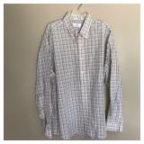 Mens ENRO Non Iron Poplin Long Sleeve Button Shirt