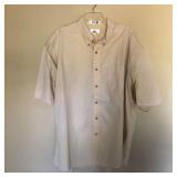 Mens ENRO Non Iron Twill Short Sleeve Shirt
