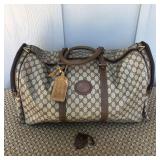 Gucci GG Monogram Supreme Luggage Overnight Bag