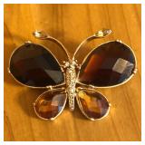 Liz Clairborne Butterfly Brooch Pin