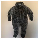 Vintage Childs Dani England Bear Hooded Snowsuit