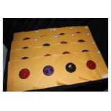 Sixteen manila sleeved records: Benny Goodman, Cha