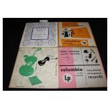 Four 10" records: Benny Goodman CL 6052, Opera in