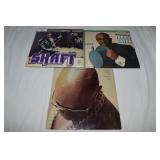 Three Isaac Hayes albums: Shaft two record set ENS