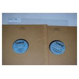 Two Coral sample copy records: George Auld Cole Sl