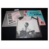 Three 10" records: Barney Jessel G 2508, Capital R