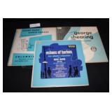 Three 10" records: Echoes of Harlem played by Russ