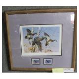 Wood Ducks by James Killen 1986 duck stamp print s