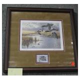 1986 duck print 1908/8600 16" x 16.5"