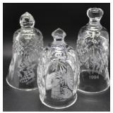 Three Waterford bells: 1994, 1996, 2005