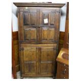 4 door cabinet44x21x76 in hi.Pine ,w/ period