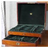 Cherry 2 section sterling storage chestOriginal