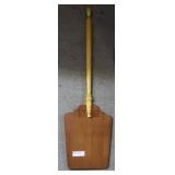 Wall hung stir paddleAntique yellow hardwood